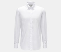 Oxfordhemd 'Gable' Button-Down-Kragen weiß