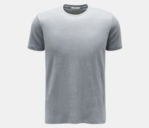 Leinen Rundhals-T-Shirt 'Enno' grau
