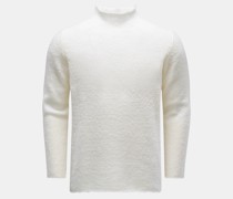 Pullover 'Chunky Mock' weiß
