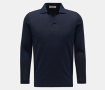 Strickpolo navy