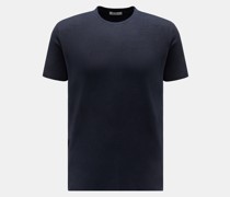 Rundhals-T-Shirt 'Enno' navy