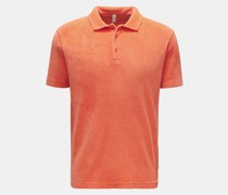 Frottee-Poloshirt 'Terry Polo' orange