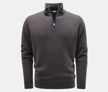 Cashmere Troyer anthrazit