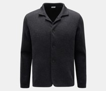 Merino Cardigan anthrazit