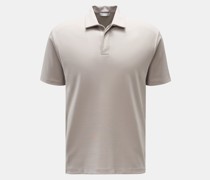 Jersey-Poloshirt 'Björn' hellgrau