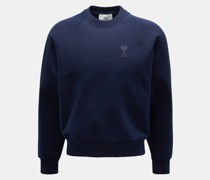 Rundhals-Sweatshirt navy