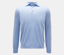 Strickpolo hellblau