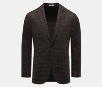 Sakko 'K. Jacket' dunkelbraun/schwarz kariert