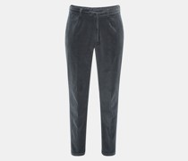 Cord-Joggpants dunkelgrau