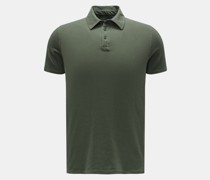 Jersey-Poloshirt grün