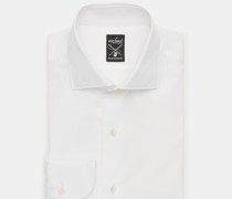 Business Hemd 'Mivara Tailor Fit' Haifisch-Kragen weiß