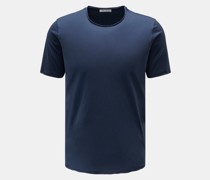 Rundhals-T-Shirt 'Elia' navy