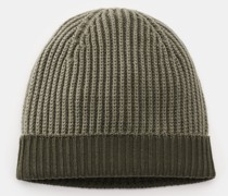 Wollmütze 'Foggy Rip Hat' graugrün