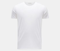 Rundhals-T-Shirt 'Hero' weiß