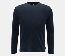 Leinen-Longsleeve navy