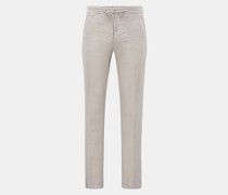 Leinen-Joggpants 'Linen Pants' beige