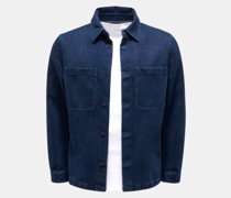 Jeans-Overshirt 'Worker' navy