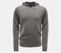 Wende-Kapuzenpullover 'Foggy Hoodie' dunkelgrau