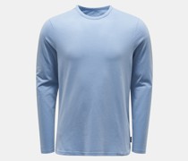 Rundhals-Longsleeve 'Organic Tee LS' rauchblau