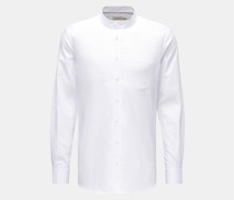 Oxfordhemd 'Vintage Oxford Collar Shirt' Grandad-Kragen weiß