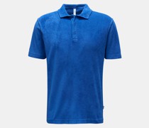 Frottee-Poloshirt 'Terry Polo' blau