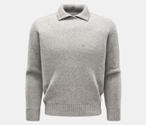 Kaschmirpullover 'Dolcevita' grau