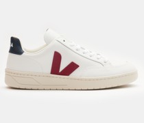 Sneaker 'V-12' weiß/bordeaux