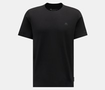 Rundhals-T-Shirt 'Satellite' schwarz