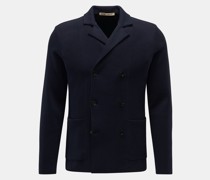 Strickblazer navy