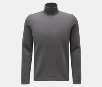 Merino Rollkragenpullover 'Oyster' grau