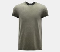 Rundhals-T-Shirt 'Robin' graugrün