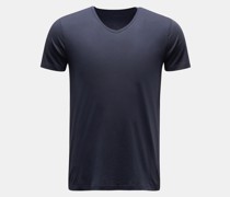 V-Neck T-Shirt 'Darius' dark navy