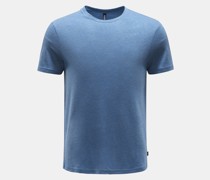 Rundhals-T-Shirt rauchblau