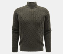 Kaschmirpullover oliv