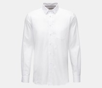 Oxfordhemd 'Vintage Oxford Classic Shirt' schmaler Kragen weiß