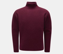 Kaschmirpullover bordeaux