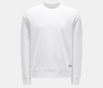 Rundhals-Sweatshirt weiß
