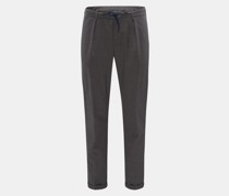 Woll-Joggpants dunkelgrau