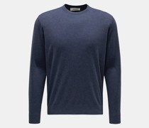 Rundhals-Pullover dunkelblau