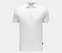 Jersey-Poloshirt 'Organic Polo' weiß
