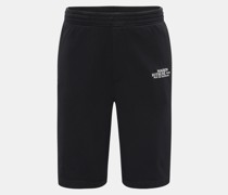 Sweatbermudas schwarz