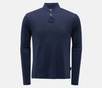 Henley-Shirt 'Linen Guru' navy
