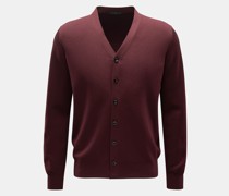 Cashmere Cardigan Bordeaux