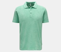 Frottee-Poloshirt 'Terry Polo' hellgrün
