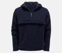Kapuzenpullover 'Teddy Hoodie' navy