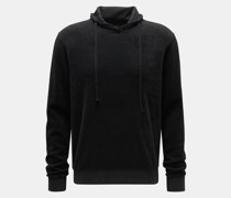 Frottee-Pullover 'Terry Turtle' schwarz