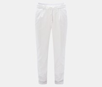 Cord-Joggpants 'Smart Joggpant Fancy Cord' weiß