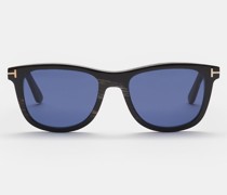 Horn-Sonnenbrille 'Private Collection' schwarz /dunkelblau