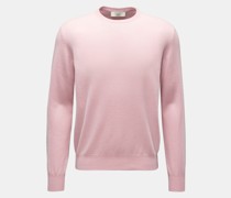 Cashmere Rundhalspullover rosé
