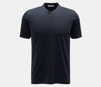 V-Neck T-Shirt 'Adam' navy